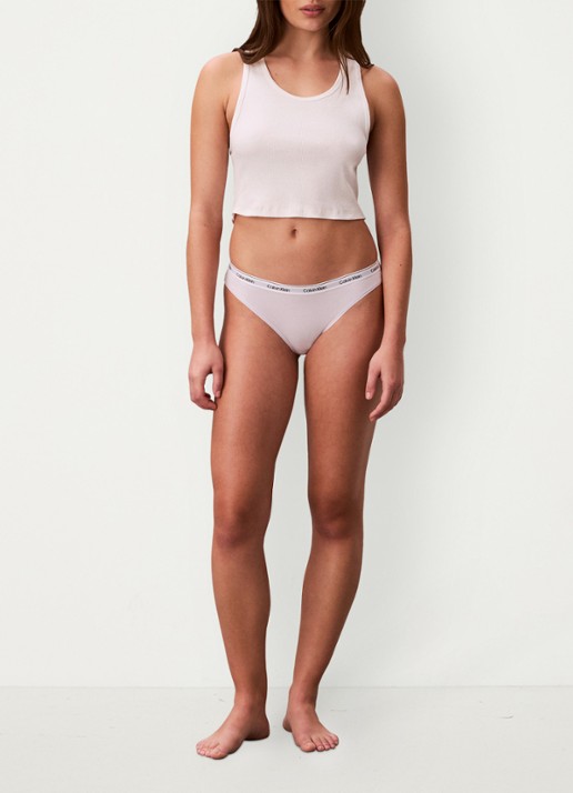 Calvin Klein Modern hipster met logoband - voorkant 4 frosty lilac-2ik / paars