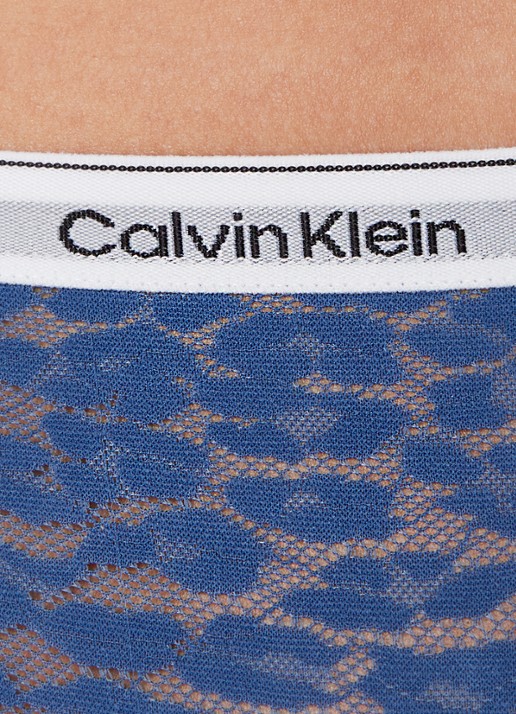 Calvin Klein Modern Logo slip van kant in 3-pack - detail 3 blauw