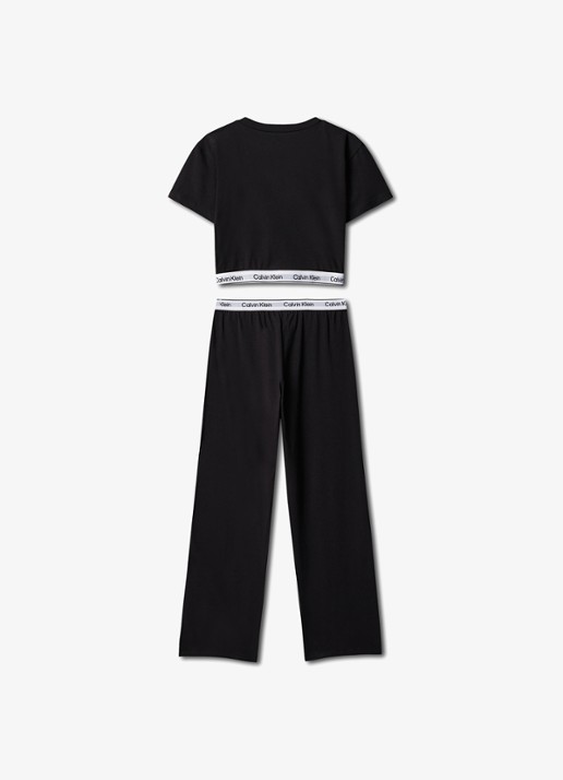 Calvin Klein Modern pyjamaset met logoband - detail 2 zwart