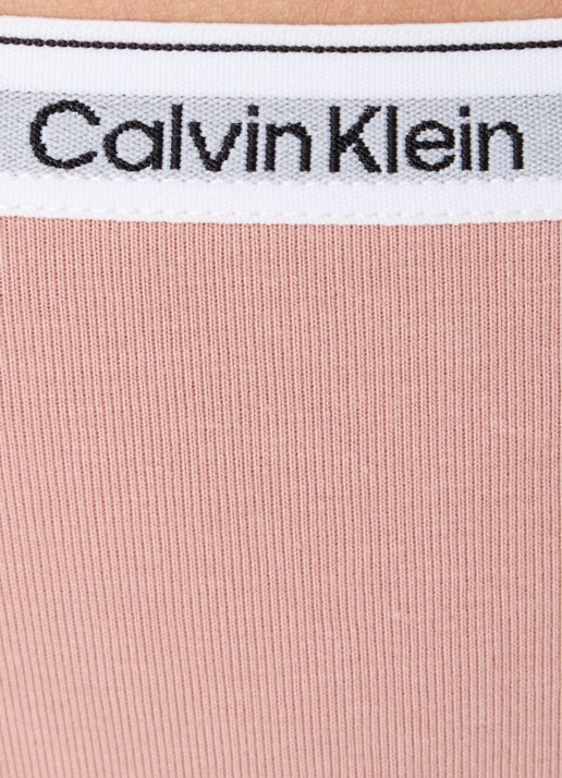 Calvin Klein Modern string met logoband - detail 4 subdued  / beige
