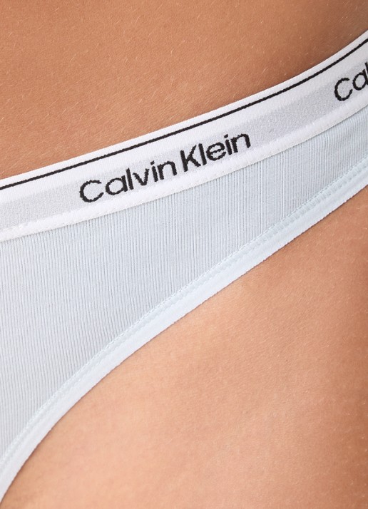 Calvin Klein Modern string met logoband - detail 5 plein air / blauw