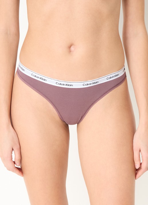 Calvin Klein Modern string met logoband - detail 5 keepsake rose / roze