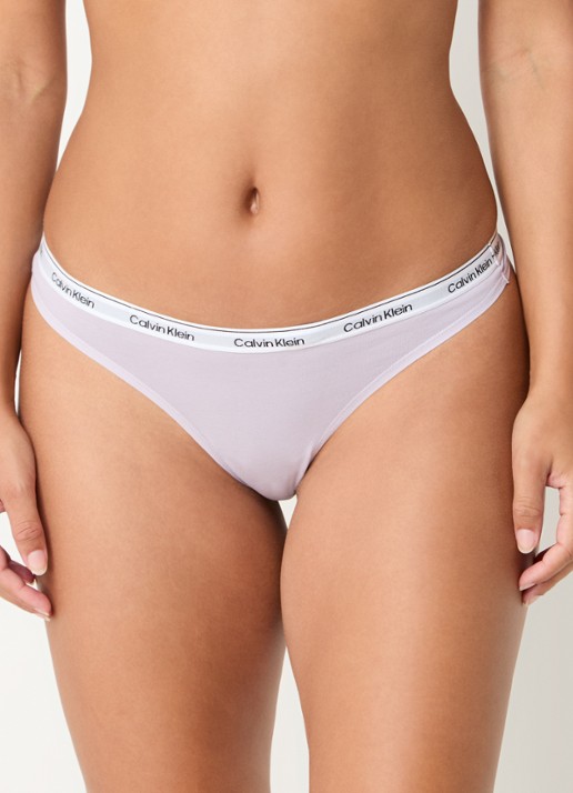 Calvin Klein Modern string met logoband - detail 2 lilac sugar / paars