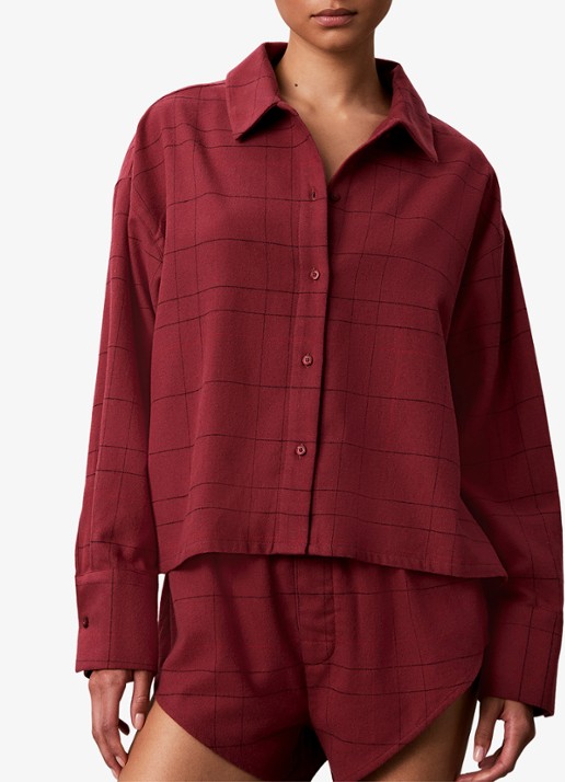 Calvin Klein Nachthemd met ruitdessin