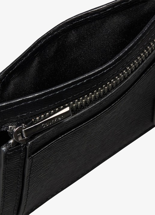 Calvin Klein Pasjeshouder met structuur - detail 3 zwart