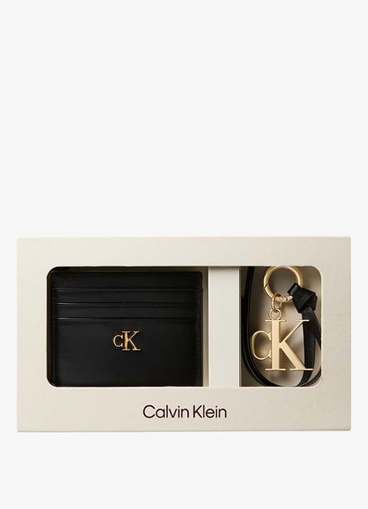Calvin Klein Pasjeshouder van leer met hanger