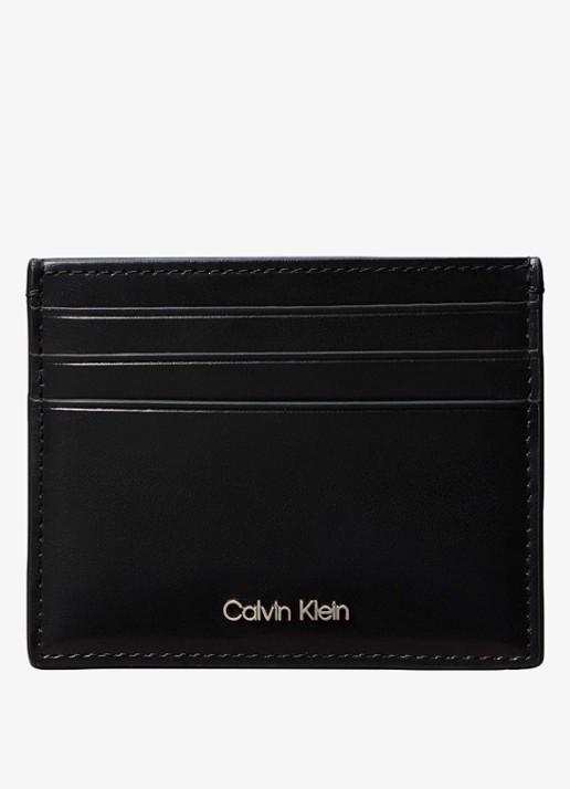 Calvin Klein Pasjeshouder van leer met logo