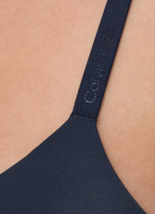 Calvin Klein Perfectly Fit beugelloze plunge T-shirt bh - detail 4 grijsmele