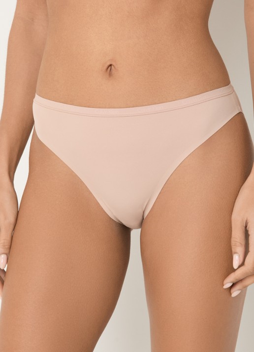 Calvin Klein Perfectly fit slip met logoband - detail 3 cedar-7ns / beige