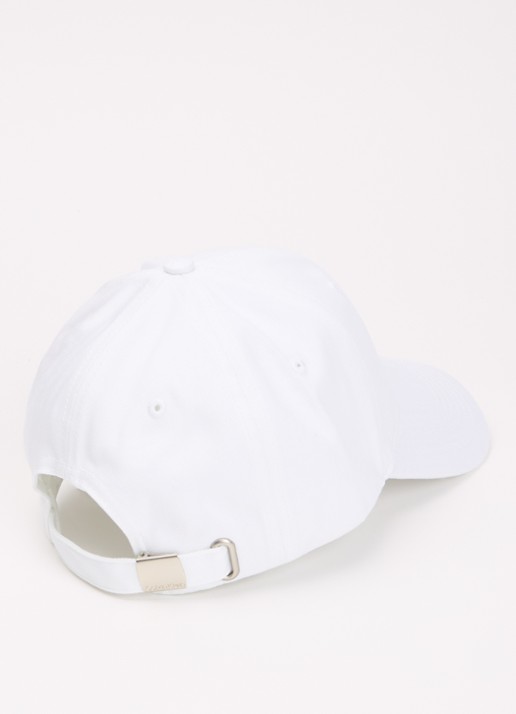 Calvin Klein Pet met logo borduring - detail 2 wit