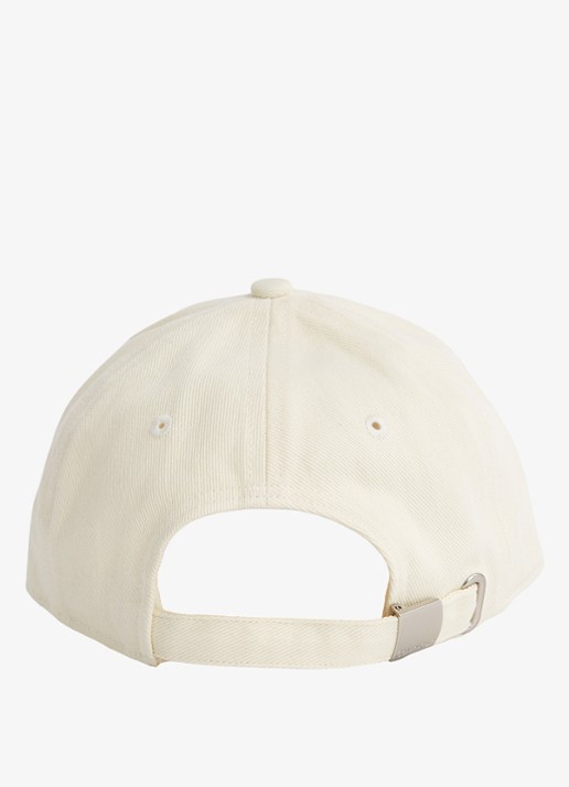 Calvin Klein Pet met logoborduring - achterkant gebroken wit