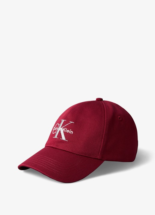 Calvin Klein Pet met logoborduring - voorkant rood