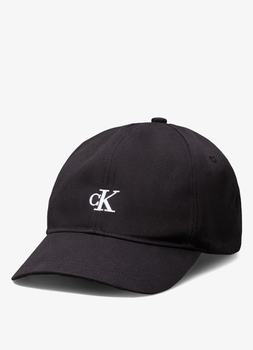Calvin Klein Pet met logoborduring - voorkant 5 zwart