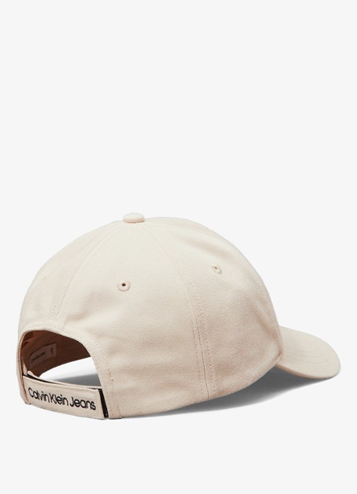 Calvin Klein Pet met logoborduring - achterkant 7 taupe