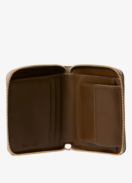 Calvin Klein Portemonnee met logo - detail 2 beige