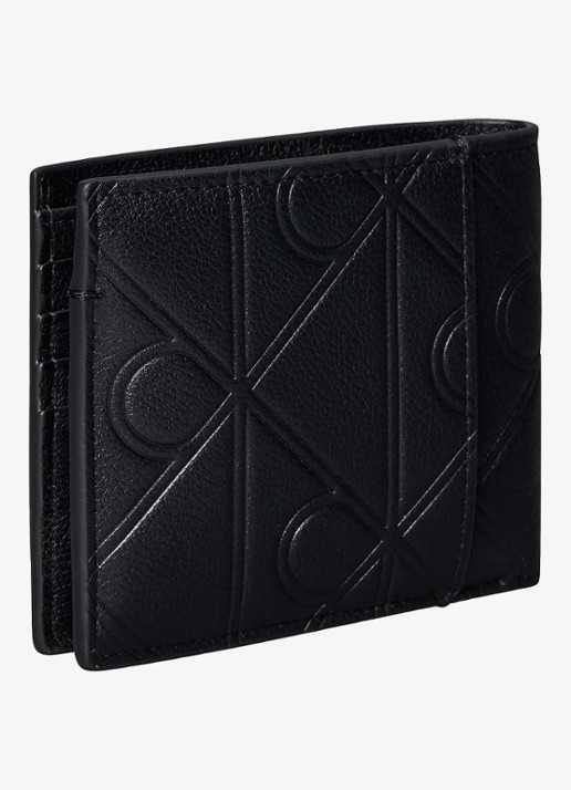 Calvin Klein Portemonnee met logo - detail 3 zwart