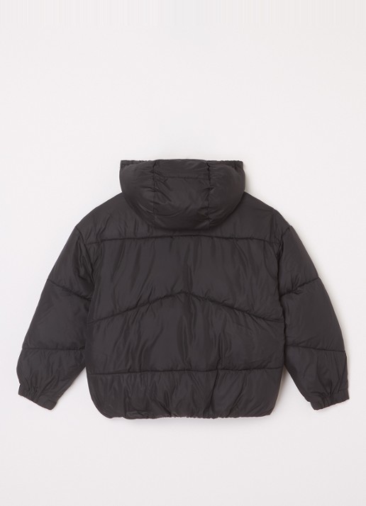 Calvin Klein Puffer jack met steekzakken - achterkant 7 zwart