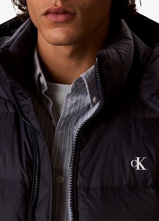 Calvin Klein Puffer jas met logo - detail 2 dark sapphire-cef