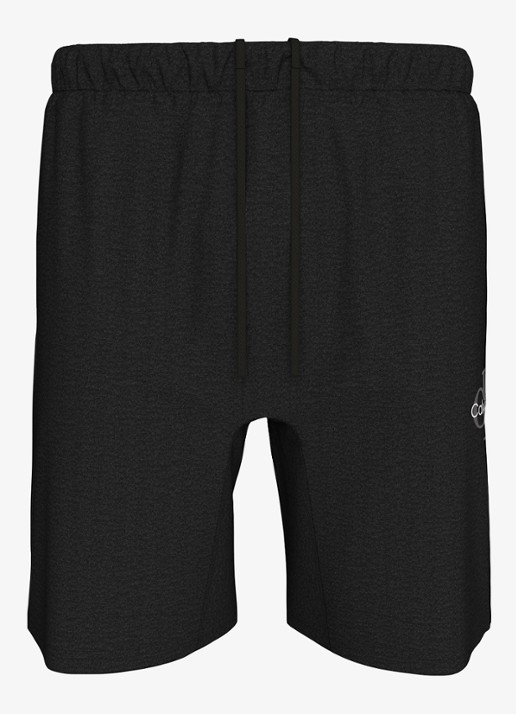 Calvin Klein Pyjamabroek met logo - voorkant 3 zwart