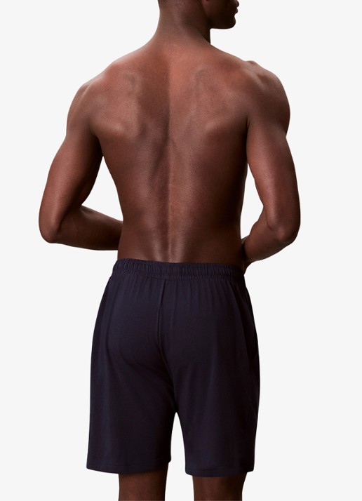 Calvin Klein Pyjamabroek met logo - achterkant donkerblauw