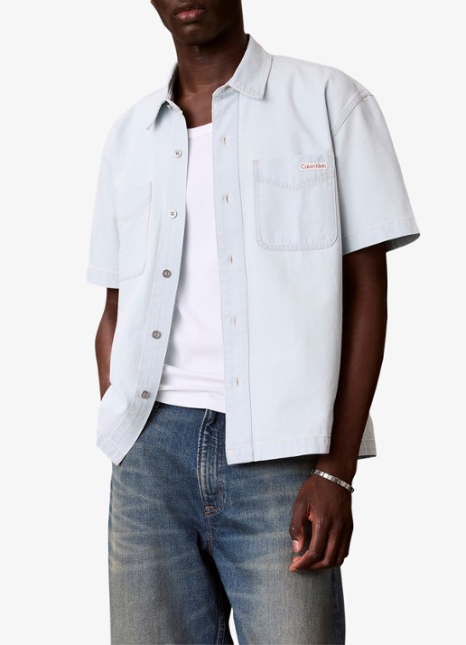 Calvin Klein Regular fit overhemd met logo