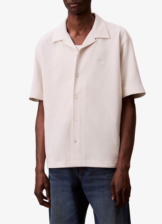 Calvin Klein Regular fit overhemd met logoborduring