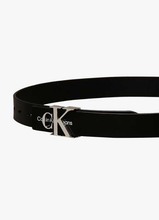 Calvin Klein Riem met logo - detail 3 zwart