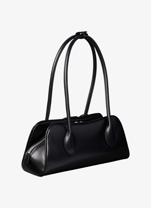 Calvin Klein Schoudertas met logo - achterkant 5 black-ub1 /  zwart