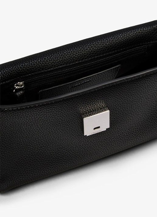 Calvin Klein Schoudertas met logo - detail 5 zwart