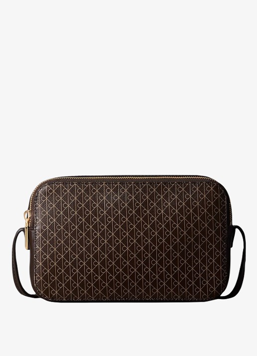 Calvin Klein Schoudertas met logoprint - voorkant 4 delicioso/acorn  aop-vl7