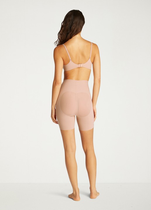 Calvin Klein Sculpt corrigerende short - achterkant beige