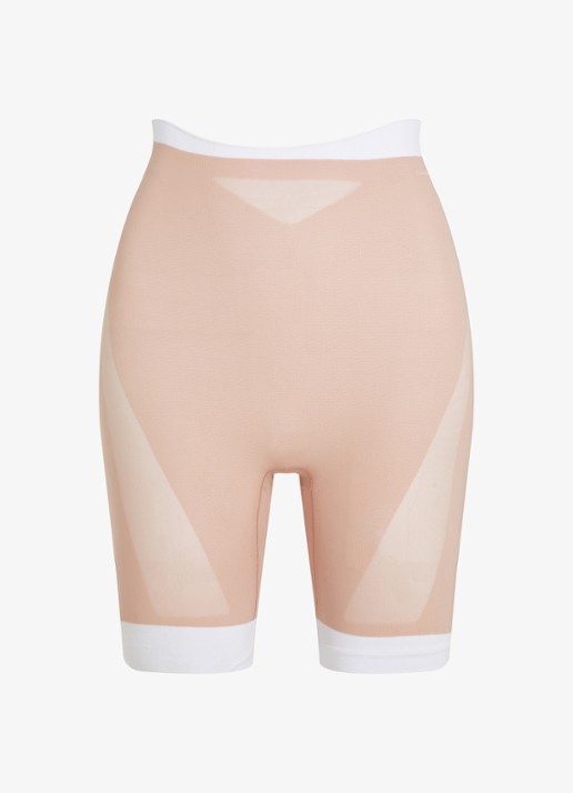 Calvin Klein Sculpt corrigerende short - voorkant 2 beige