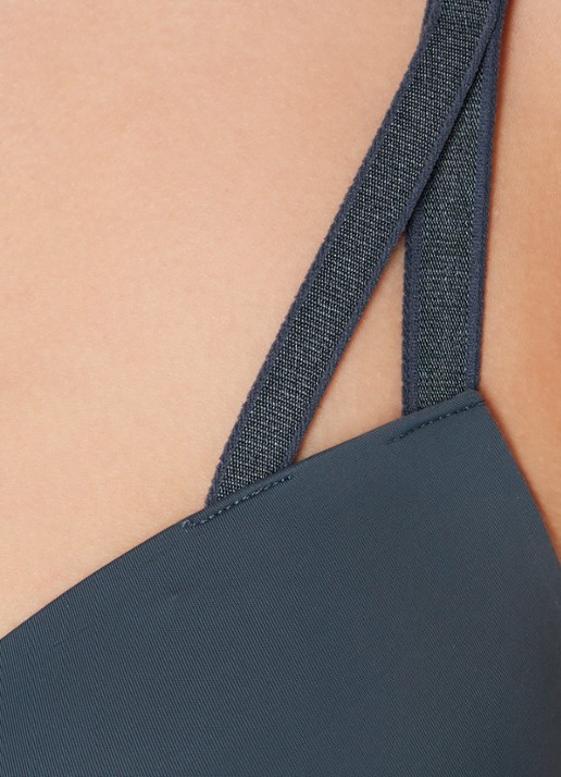 Calvin Klein Seductive Comfort push-up bh - detail 3 dark slate-ceg / grijs