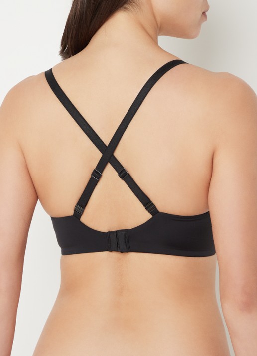 Calvin Klein Seductive Comfort push-up bh - detail 2 zwart