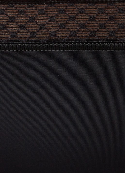 Calvin Klein Seductive Comfort slip met kant - detail 3 zwart