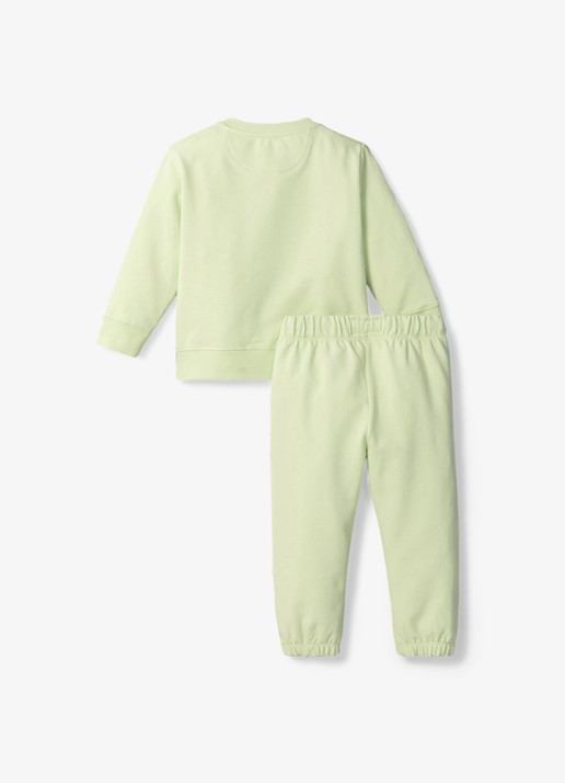 Calvin Klein Set van sweater en joggingbroek 2-delig - voorkant 2 lindegroen