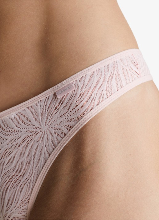 Calvin Klein Sheer Marquisette string van kant - detail 5 nymphs thigh / roze