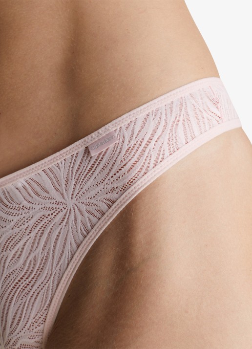 Calvin Klein Sheer Marquisette string van kant - detail 7 nymphs thigh / roze