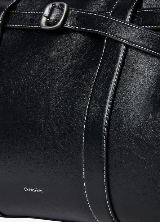 Calvin Klein Shopper met logo - detail 3 zwart
