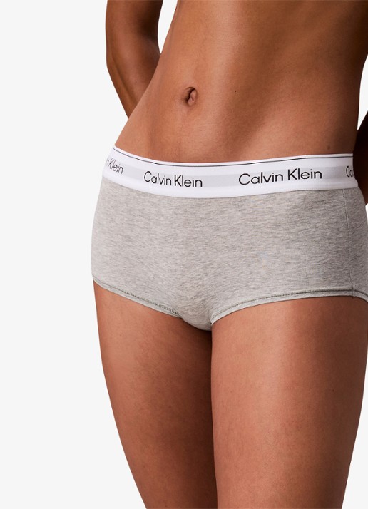 Calvin Klein Shorty met logoband - detail 4 grijs