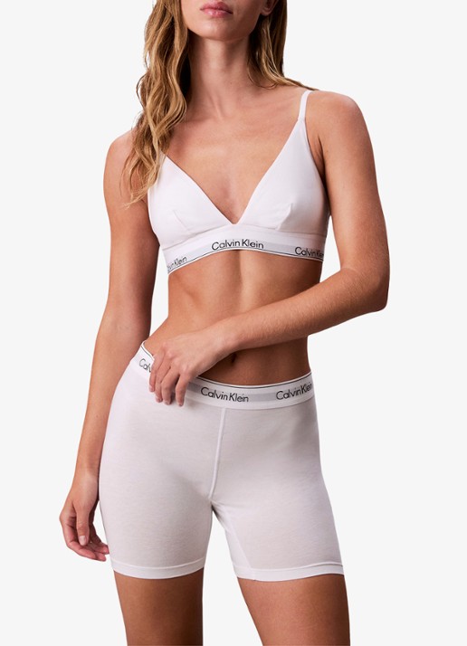 Calvin Klein Shorty met logoband  - detail 3 wit