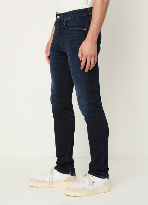 Calvin Klein Skinny jeans met donkere wassing - detail 2 indigo