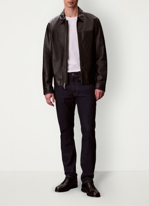 Calvin Klein Slim fit jeans met steekzakken - voorkant 3 denim