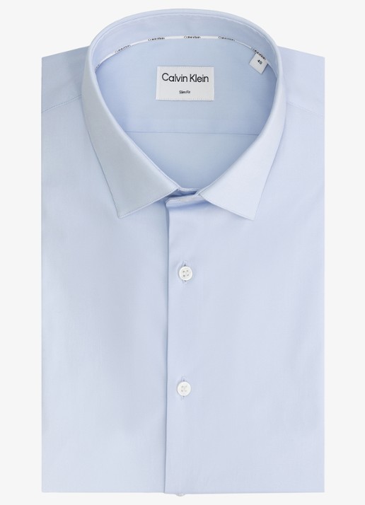 Calvin Klein Slim fit overhemd met dubbele manchet