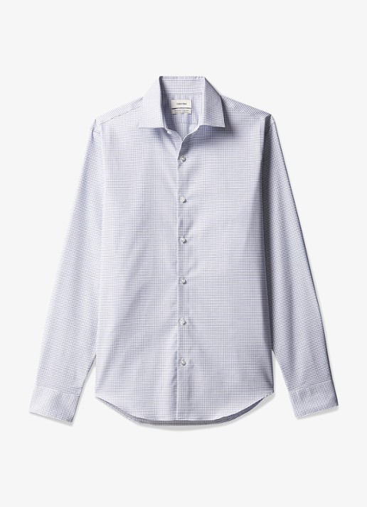 Calvin Klein Slim fit overhemd met ruit dessin