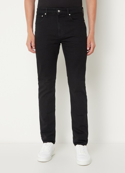 Calvin Klein Slim fit tapered jeans met gekleurde wassing