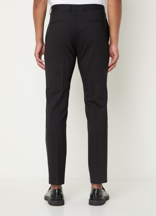 Calvin Klein Slim fit trousers met steekzakken - achterkant 3 zwart