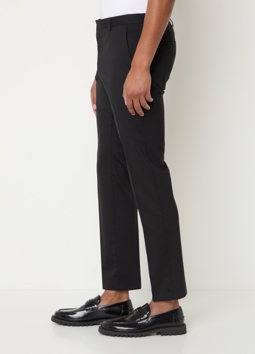 Calvin Klein Slim fit trousers met steekzakken - detail 2 zwart