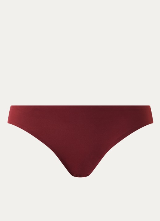 Calvin Klein Slip met details van kant - voorkant 4 donkerroze