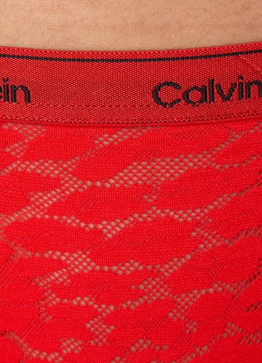 Calvin Klein Slip met logoband - detail 2 rood